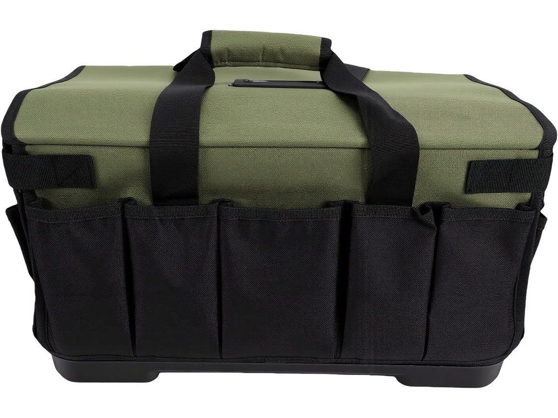 Bolsa para ferramentas Fockety, organizador de ferramentas, 46 bolsas, capacidade de 25 litros, base moldada.