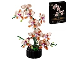 (estilo 1) Blocos De Construção Criativos Em Formato De Orquídea, Material Abs