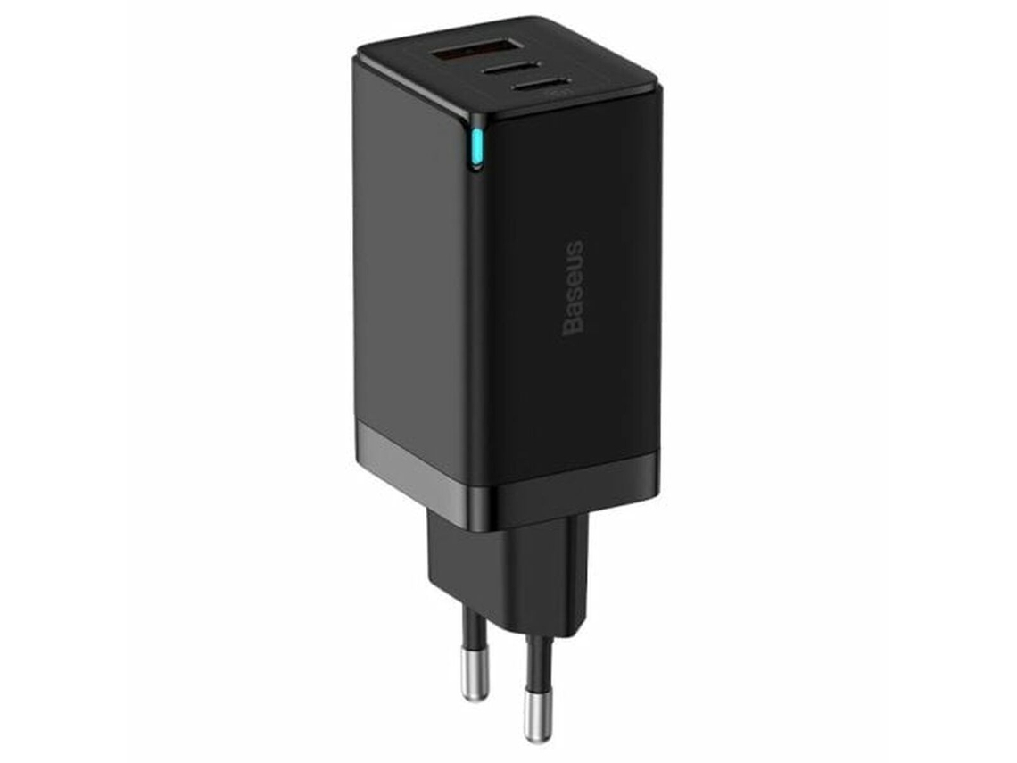 Carregador de Parede BASEUS GaN5 Pro 3 (Preto - USB - USB-C - USB 2.0 - USB-C x 2)
