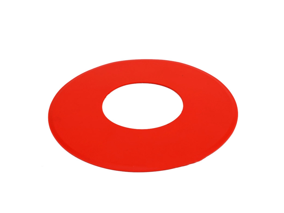 Marcador De Espaço Para Treinamento De Velocidade Futebol Rugby Cone Disc Vermelho