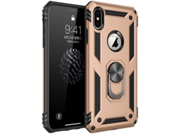 Capa iPhone 6 Plus, 7 Plus, 8 Plus Armadura Dourado