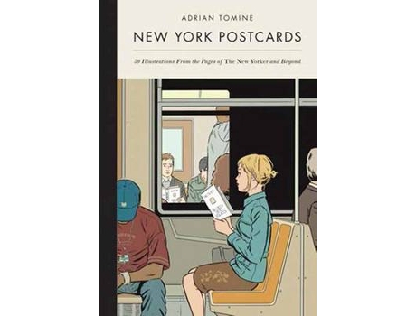 Livro new york postcards de adrian tomine (inglês)