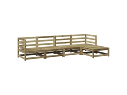 Garden Sofa Set, Garden Sofa Sets Vidaxl Marrom Madeira De Pinho Impregnada (n/a)