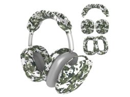 Capa Protetora para Airpods Max CZHHMART em Tpu e Silicone Transparente com Estampado de Estrelas