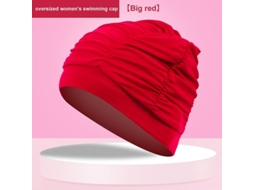 2026 gorro de Natação Elástico Suave para Cabelo Longo Unissex Impermeável Tamanho Único 2023