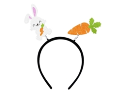 Tiara De Coelho Da Páscoa Com Cores Vibrantes Elástica Sem Deformação Acessório De Cabelo De Feriado Uma Tamanho C