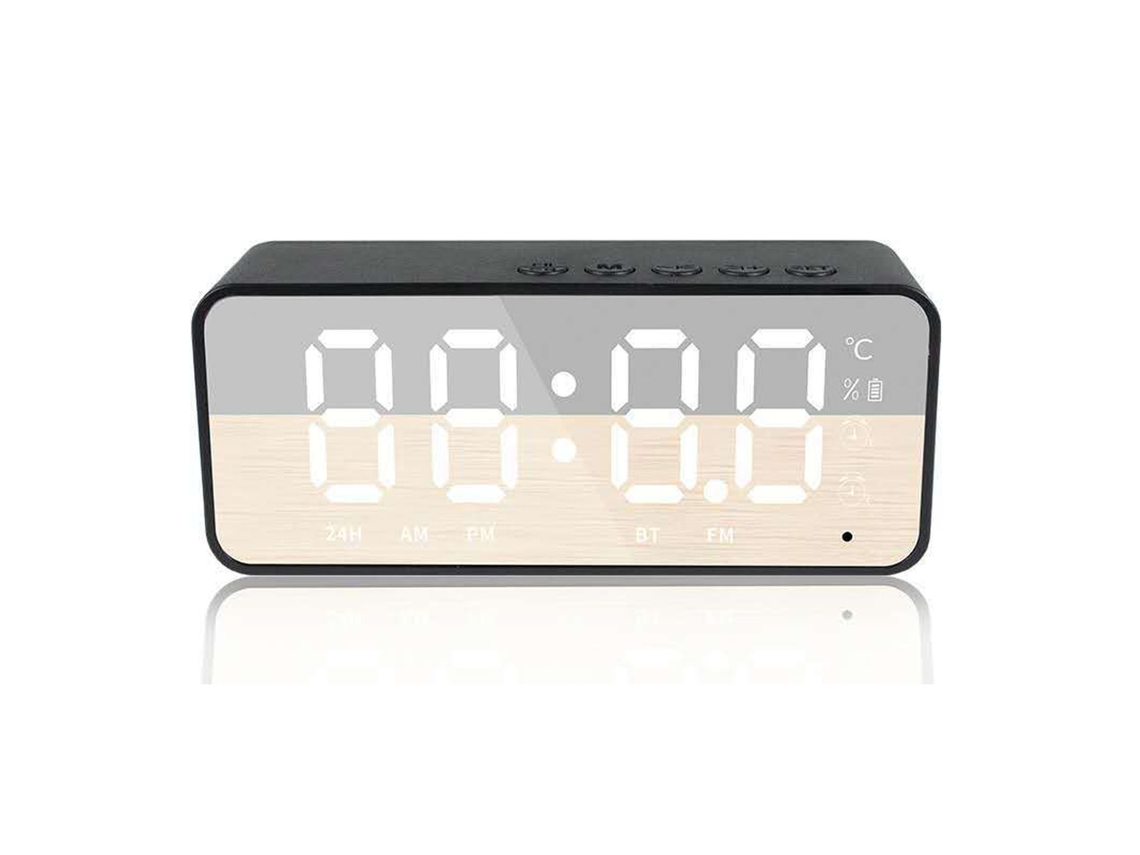 Rádio Relógio Bluetooth LAXISCREED com Espelho