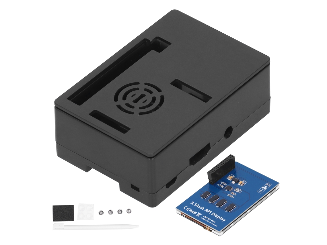 Caso De Proteção Em Shell Para Display Lcd De 3,5 Polegadas 480×320 Para Raspberry Pi - Acessórios