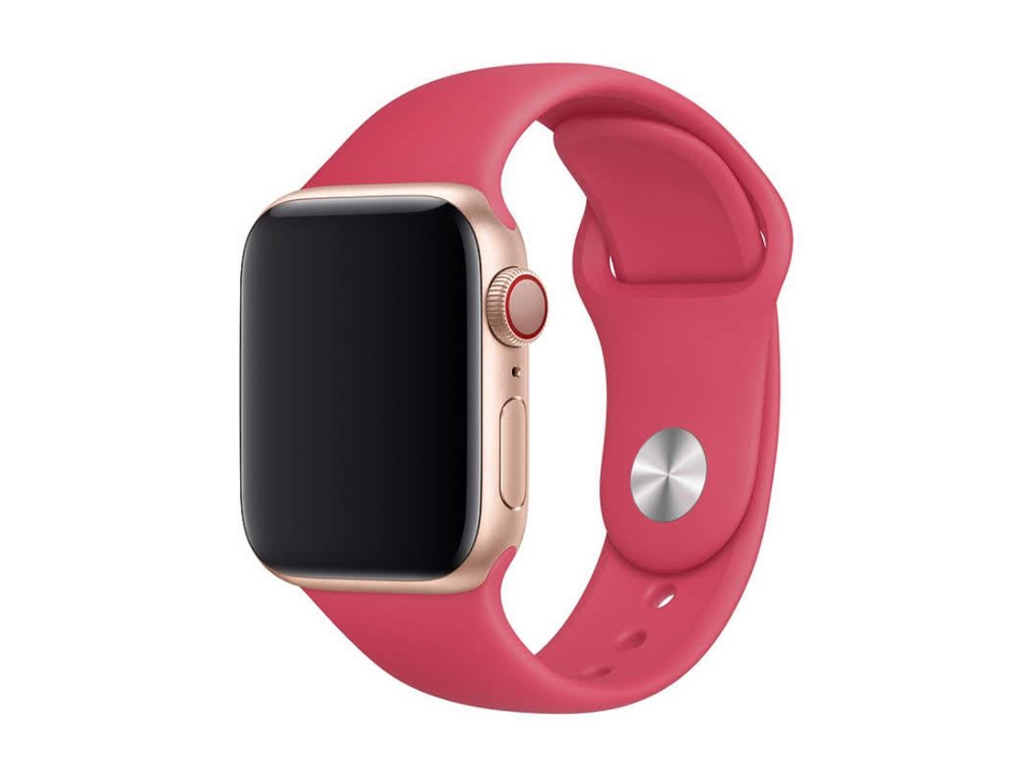 Bracelete Silicone Lisa Vermelho