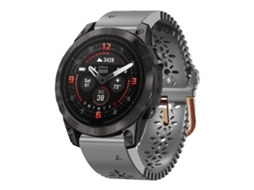 Bracelete Para Garmin Epix Pro (42mm) - Silicone - Renda Respirável (20mm) Cinza