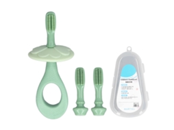 Escova-dentes Para Bebê Silicone Macio 360° Limpeza Gengivas Sensíveis Infantil