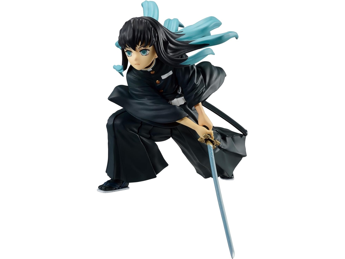 Figura de Acción Muichiro Tokito Demon Slayer: Kimetsu no Yaiba Vibration Stars 10 Cm Multicolor BANPRESTO