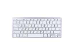 Aetheria teclado Bt Sem Fio Ultra Fino Bilingue Resistente a Borrifos Prata para Pc Computador