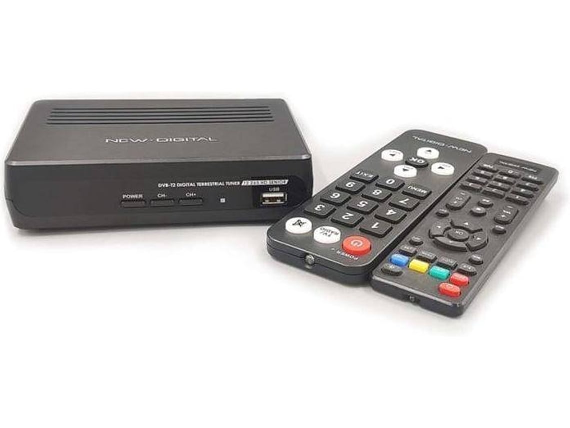 Descodificador NEW DIGITAL Dvb-T2 (Outlet Grade A)