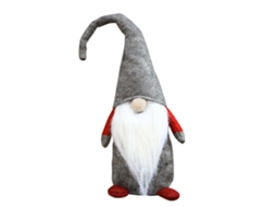 Laxiscreed Boneca Cinzenta Sentada De Cartoon Para Decoração Natal, Árvore E Casa