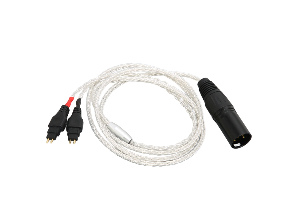 Cabo de Fone de Ouvido Xlr Macho de 4 pinos CHABERLU, 1,2m, compatível com Sennheiser