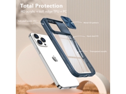 Capa Para Iphone 17 Pro Max Transparente Verde Czhhmart