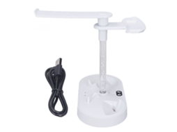 Ats base de Carga Magnética com Luz Led para Ps5 e Controlador Vr2, Estação de Carga Rápida com Porta Usb