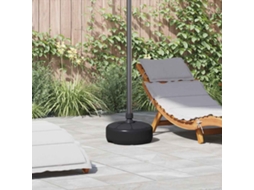 Vidaxl Base Para Guarda-sol Com Areia/água 15 L Preto