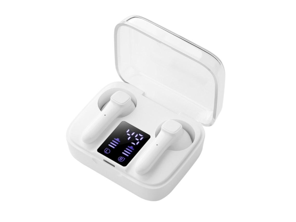 Auriculares Sem Estéreo Alta AUJEZON Bluetooth com Cancelamento de Ruído Branco