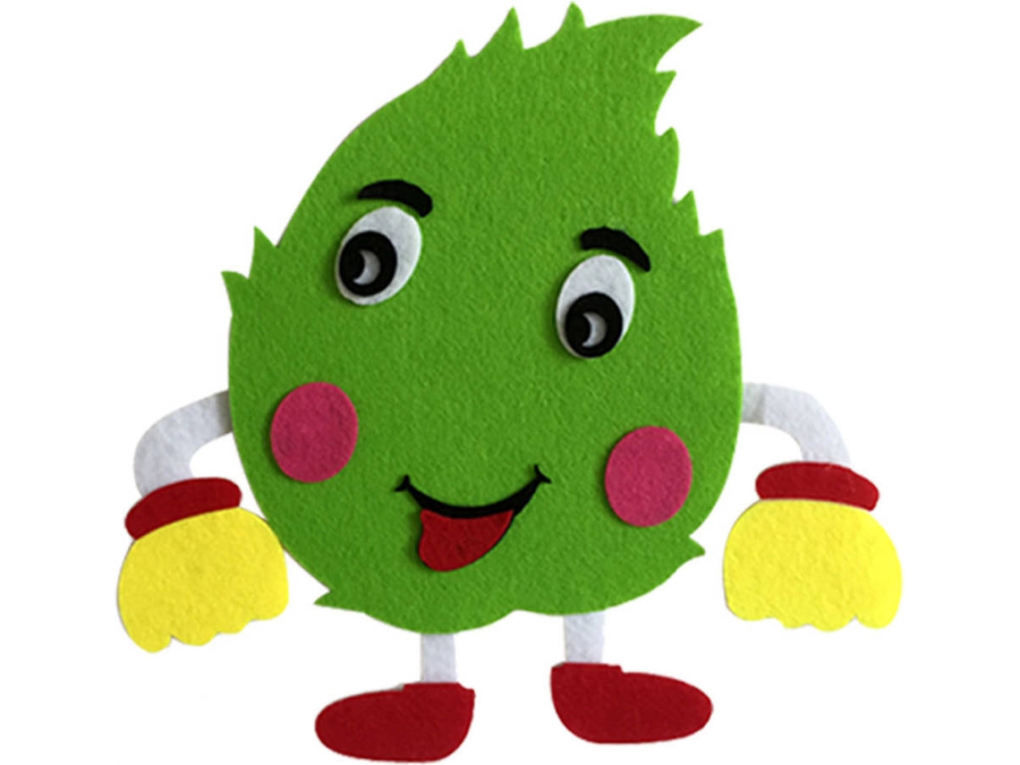 Relva de Feltro HEAN Decoração Verde
