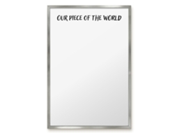 Magnetic Glass Board Our Piece Of The World For The Hall Espelharte (40x60 Cm)
