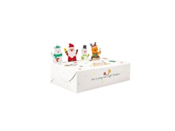 Conjunto De 10 Caixas De Papel Kraft Para Doces E Presentes Com Desenhos Animados Caixas Para Bolos De Natal Decoração Para Festas De Natal Aquaforge