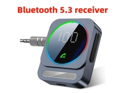 Receptor Bluetooth 5.3, Adaptador De Áudio Aux Para Carro, Casa, Som Estéreo, Fones De Ouvido Sem Fio, Saída De 3,5 Mm Para Um Ou Dois Dispositivos, M