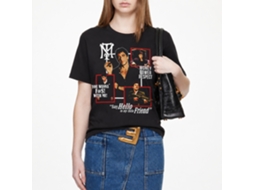 Rockinstone Scarface Movie Box Collage Black Adult T-shirt Size:s