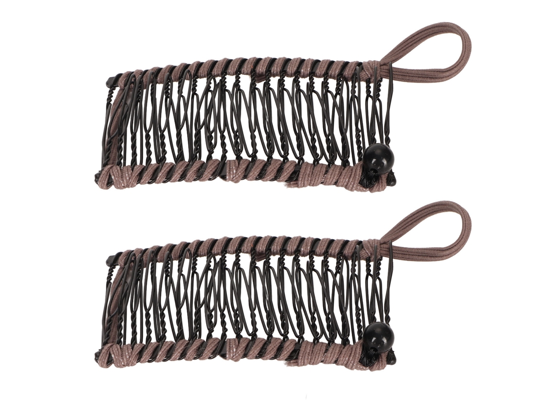 2 Unidades De Pinças De Cabelo Banana Estiramento Confortável Ferramenta Vintage Pente Clincher Para Cabelo Grosso Ondulado Cacheado Cinza