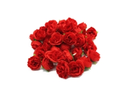 50 Cabeças de Rosa Simulada de Seda LAXISCREED