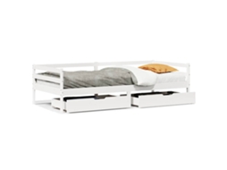 Daybed, Daybeds Vidaxl Branco Madeira De Pinho (90 X 200 Cm)