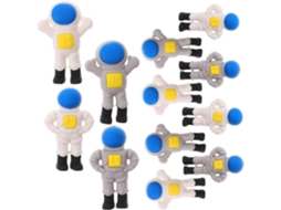 48 Borrachas Miniatura Kawaii em Formato de Astronauta CHABERLU