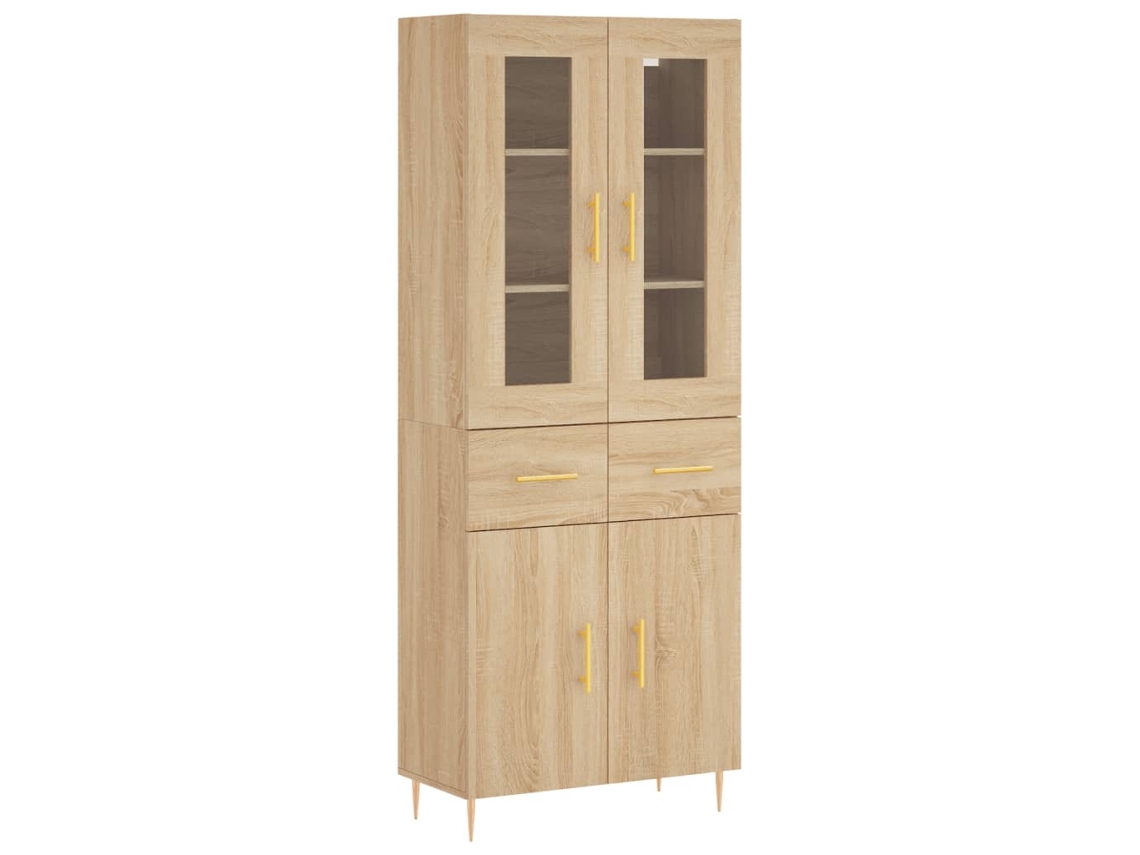 Armário Alto de Madeira de Sonoma MAISON EXCLUSIVE (69,5x34x180 cm)