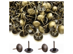 Prego De Estofamento Bronze Antigo 11mm X 17mm 500 Peças Metal Durável Decorativo Para Móveis Sofás Cadeiras