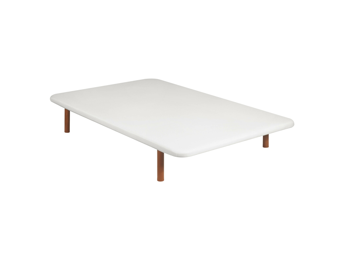 Base Forrada PIKOLIN 4 Pés + (160x190cm - Branco)