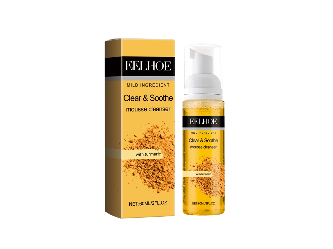 Mousse Limpeza com Turmeric para Cuidado Confortável da Pele LAXISCREED