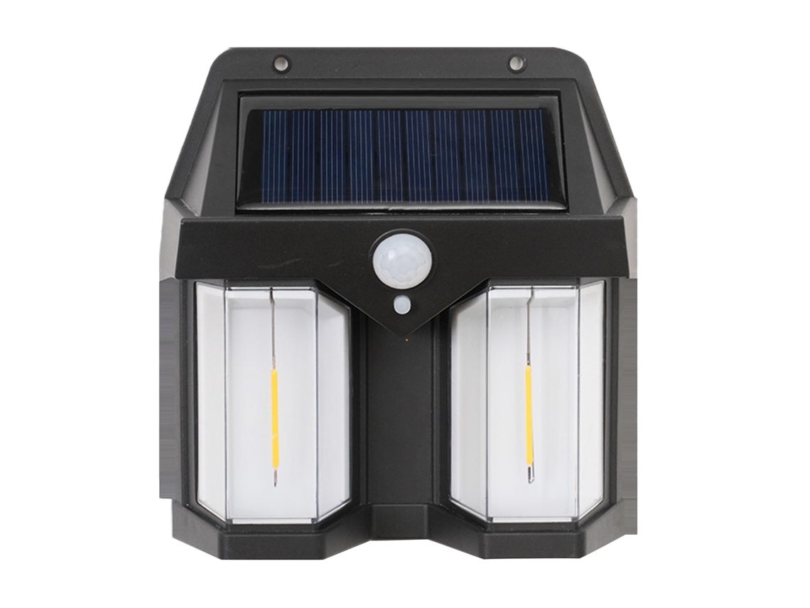 Rebe-lâmpada De Parede Solar Impermeável Com Indução De Corpo Humano, Luz Exterior Brilhante Para Pátio E Portão
