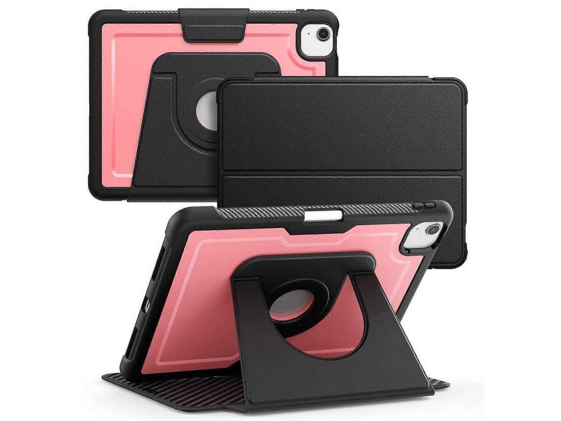 Capa de couro inteligente Webake Honeycomb com rotação magnética para tablet