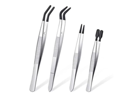 Conjunto Fasst de 4 pinças com pontas de aço inoxidável para pequenas joias e artesanato. CUIDADOS