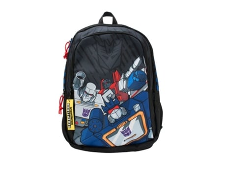 Mochila Transformers Nylon E Espuma Blue Sky