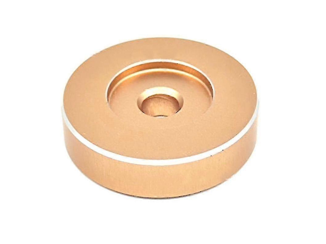 Adaptador Fgao 45 Rpm Alumínio Adaptador Para Disco De Vinil De 7 Polegadas Com Domo Dourado Hengjian