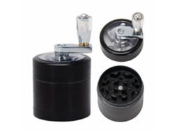 Molinillo de Nuez Y Especias Duros para Nuez Moscada Jengibre Sal Y Pimienta Herramienta Manual Acero Inoxidable Smtx Negro