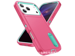 Capa De Celular Invisível Com Suporte Para Proteção Contra Quedas.capa Para Iphonehone 12/12 Pro Nas Cores Rosa-avermelhado E Azul-claro série Y Rugg