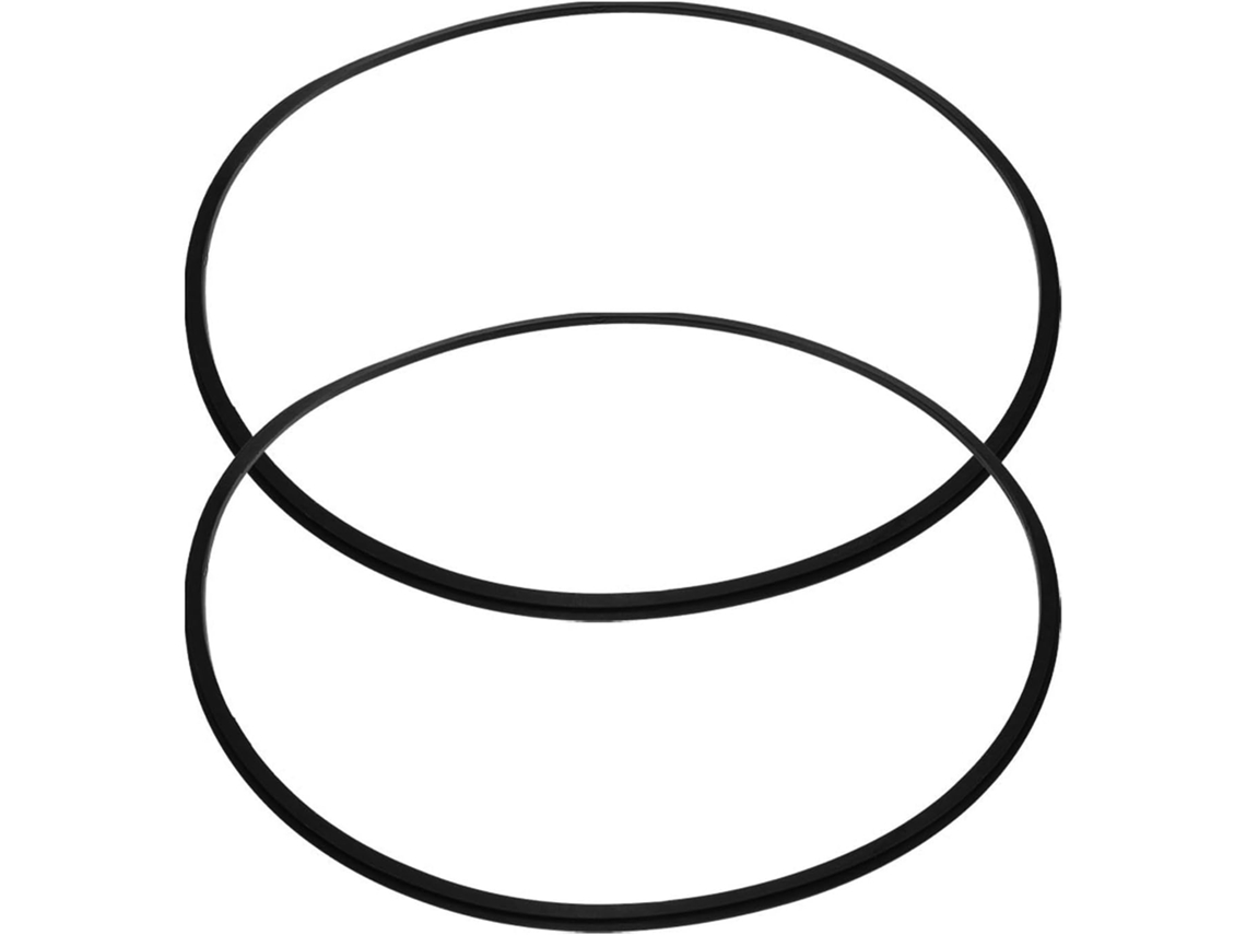 Base Redonda Para Banqueta De Bar Em Nylon Preto, Anel Universal De 38, 5cm Para Proteção Do Piso, 2 Peças, Acessório
