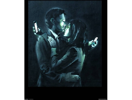 Print  30X40 cm  Mobile Phone Lovers Close