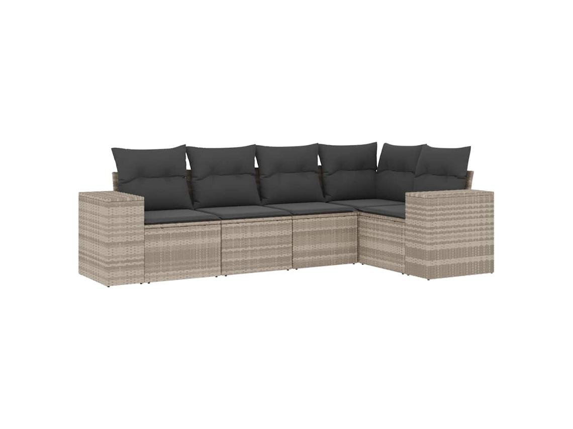 Garden Sofa Set, Garden Sofa Sets Vidaxl Cinzeto Rattan / Vime (n/a)