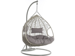 Poltrona de Exterior DKD HOME DECOR (Poliéster - 80 x 133 x 110 cm - Cinzento)
