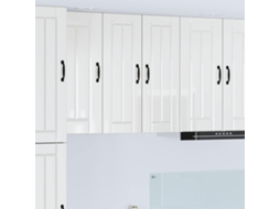 Vidaxl Armário De Parede Lucca Branco Brilhante 30 X 31 X 80 Cm