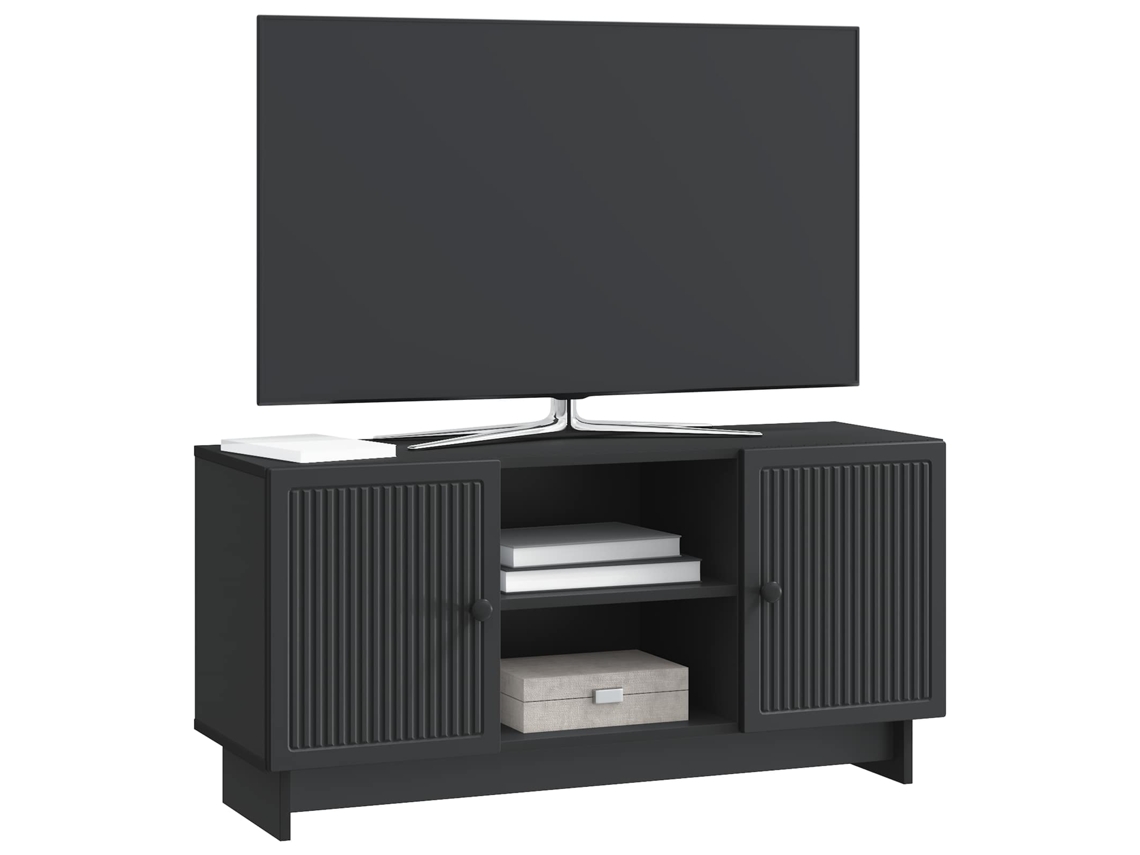 Gabinete para TV 102x34,5x50 cm preto madeira MAISON EXCLUSIVE